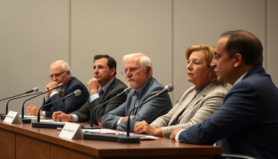 Panelists discussing homelessness reduction efforts in a conference room.