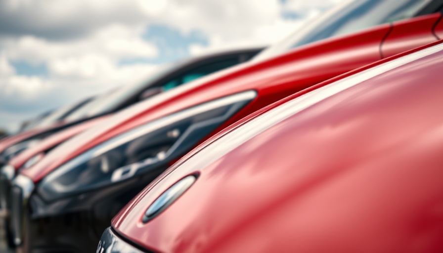 Close-up of luxury cars illustrating UK vehicle production decline.