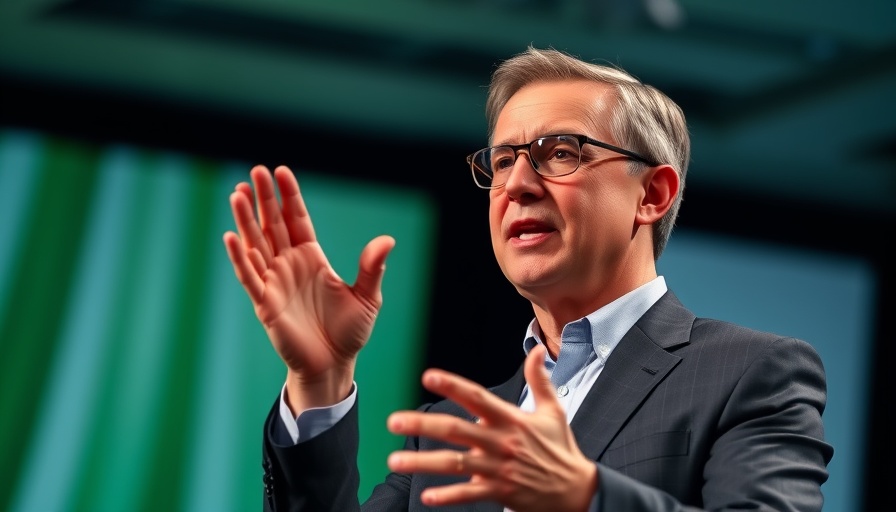 Speaker discusses wearable tech predictions at conference.