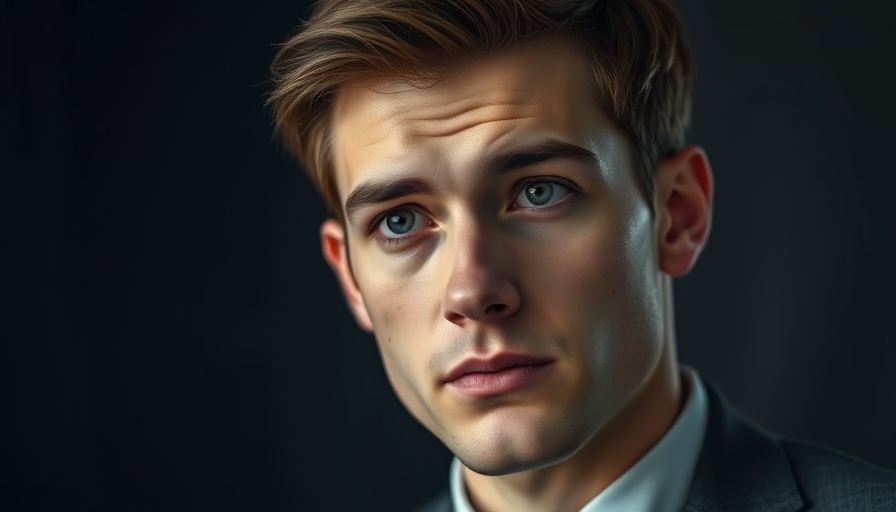 Thoughtful male executive contemplating OpenAI Trademark Lawsuit.