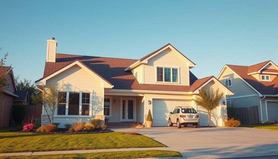 Modern suburban house for selling your home guide.