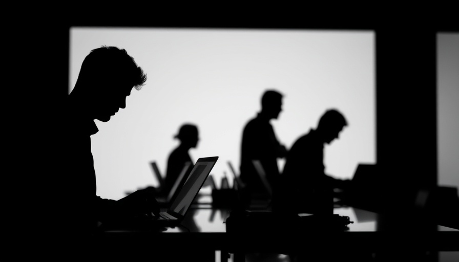 Modern digital workspace with silhouettes in front of Hewlett Packard Enterprise logo.