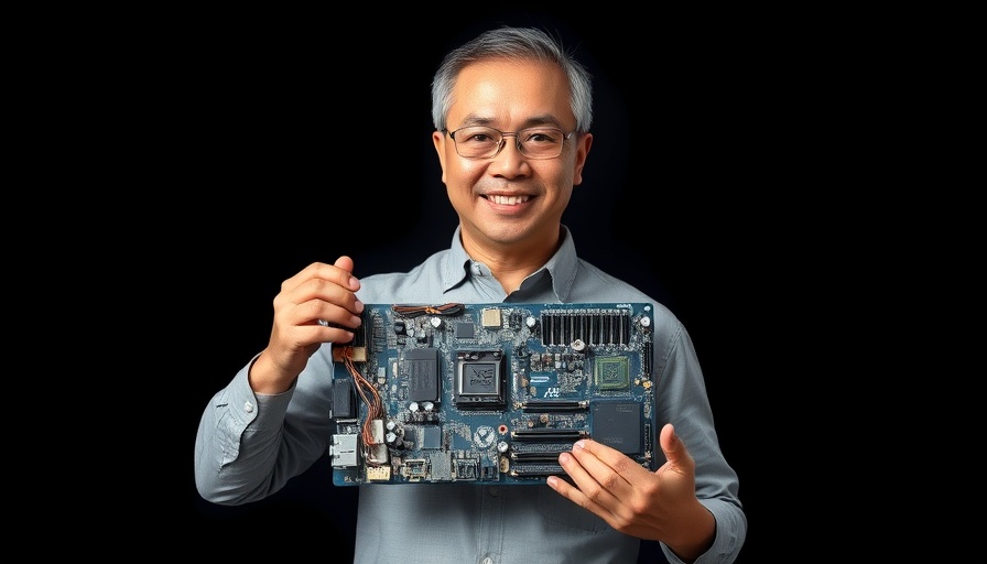Nvidia exec holds motherboard, related to insiders cashing out shares.