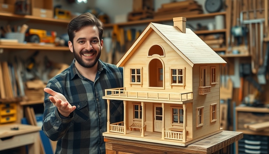 Building a dollhouse in a workshop setting as a DIY project.