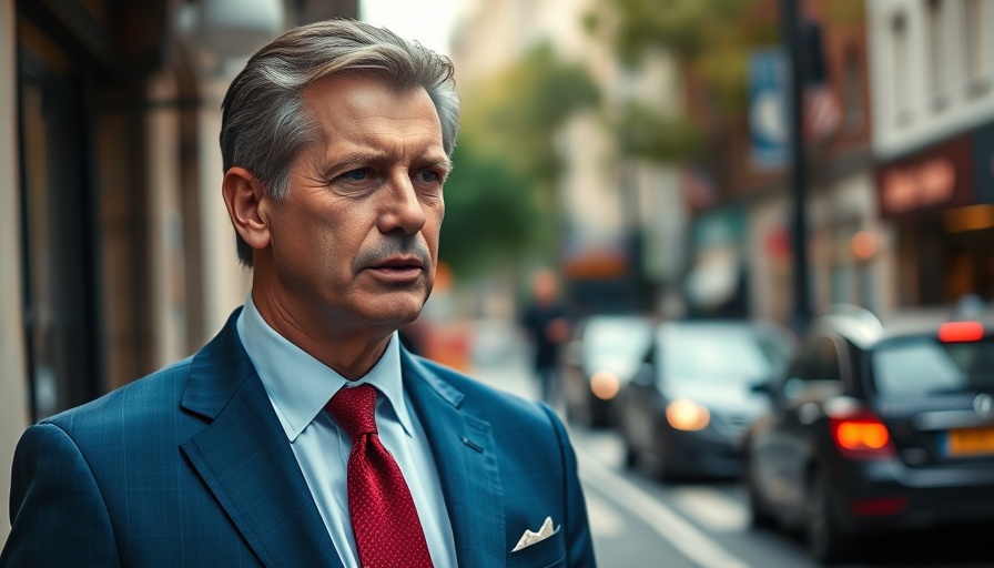 Smartly dressed man discusses UK's welfare reform controversy