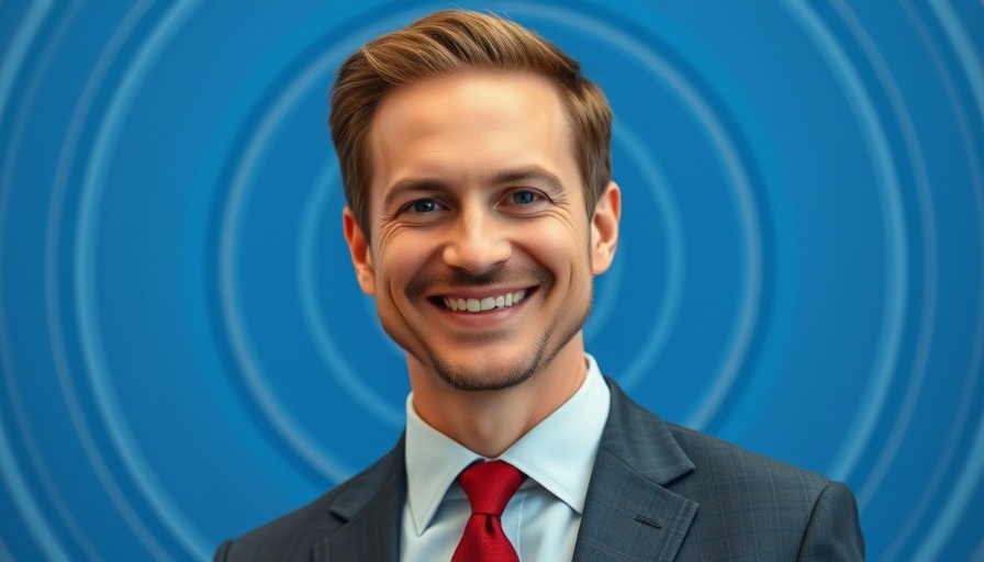 Smiling man in suit against a blue backdrop, related to New York City mayoral race billionaires.