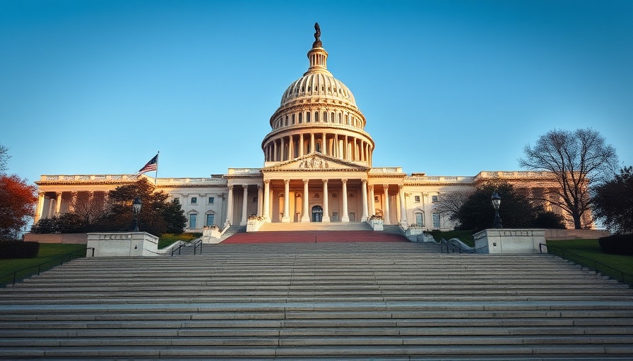 US Capitol building under blue sky, Senate tax bill impact.