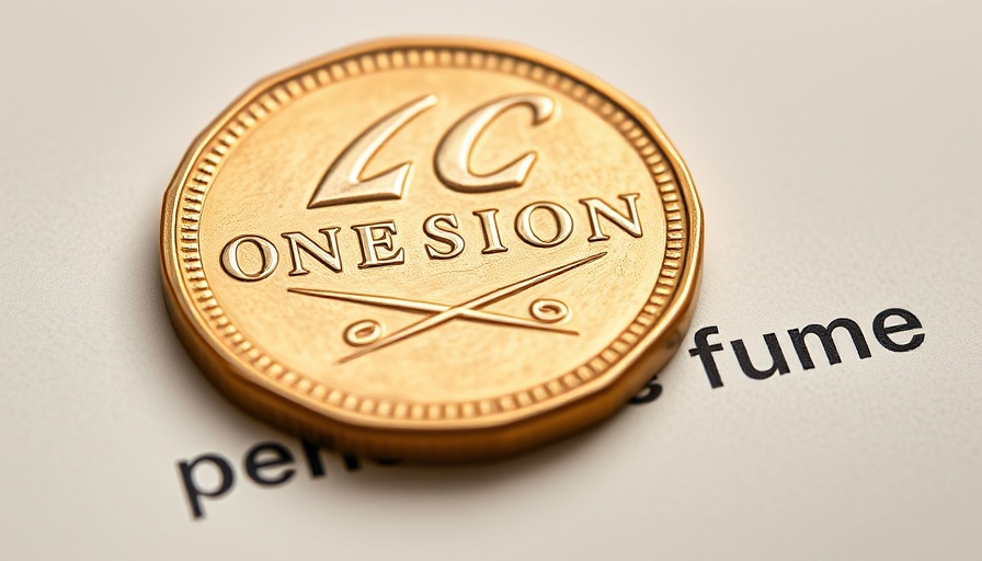 Macro shot of a pound coin on 'pension fund' text, UK pension regulations impact.