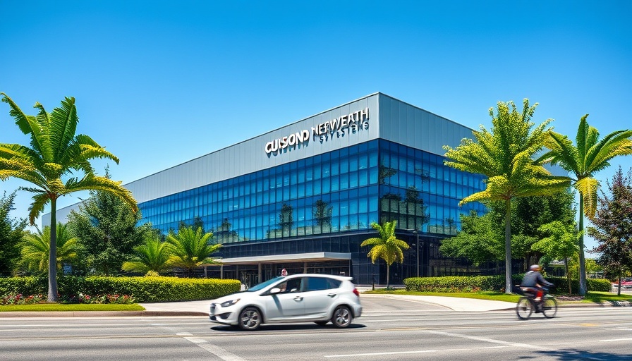 Commonwealth Fusion Systems building representing Google nuclear fusion energy deal, clear skies, green landscape.