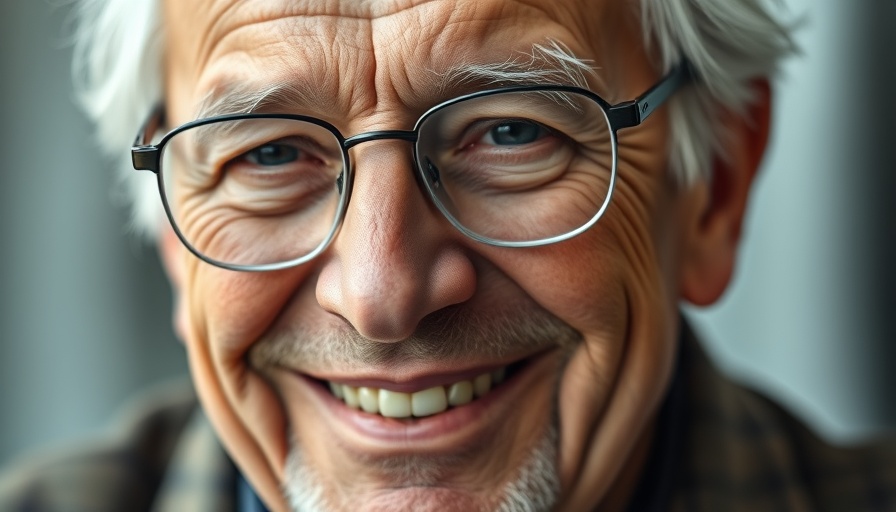 Warren Buffett philanthropy donation: Close-up of smiling older man.