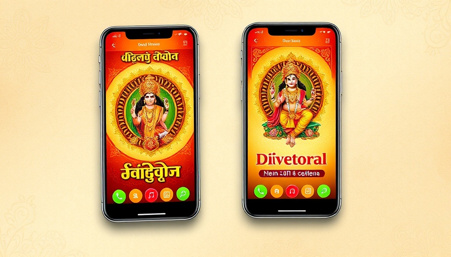 Digital devotion app investment concept on smartphones.