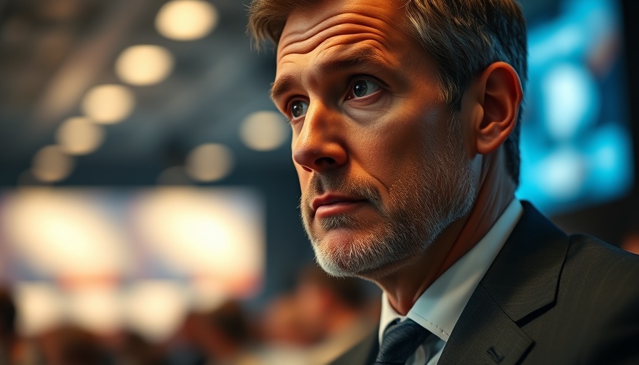 Businessman contemplating at conference focused on Tesla sales Europe U.S.