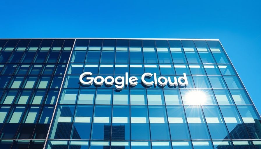 Google Cloud office building highlighting energy use increase.