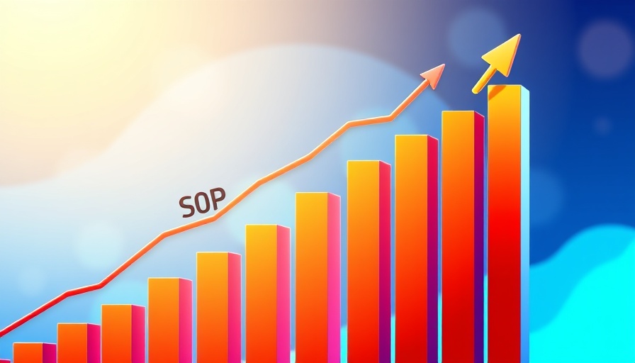 Financial graph with S&P 500 and Investing Pro, market trends.