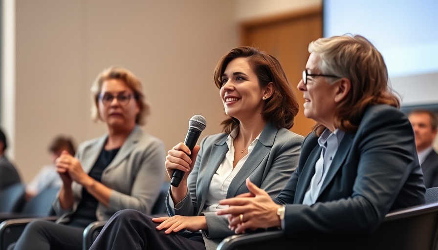 Panel discussion on impact of screens on kids and teens at a conference.