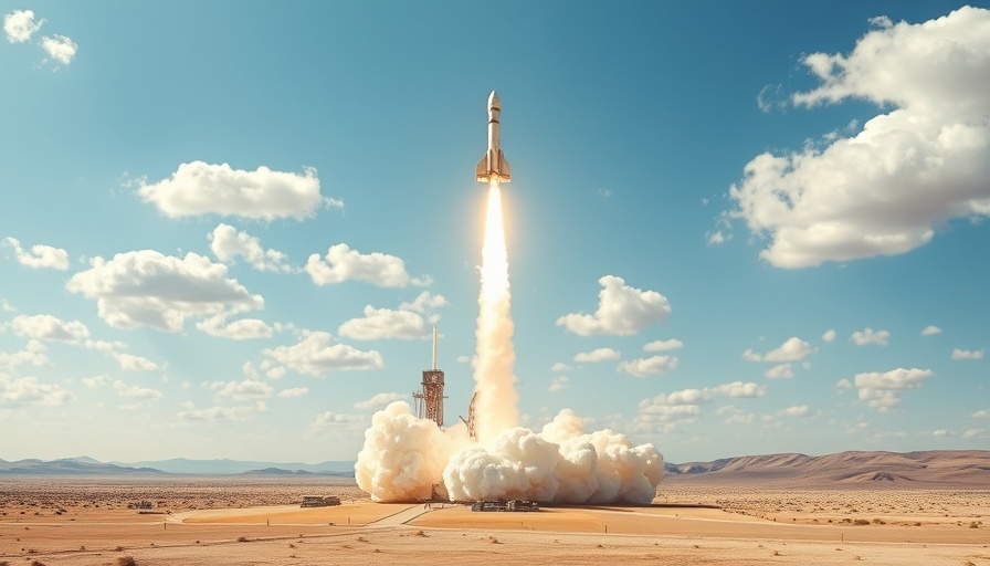 Rocket launch symbolizing business startup funding success