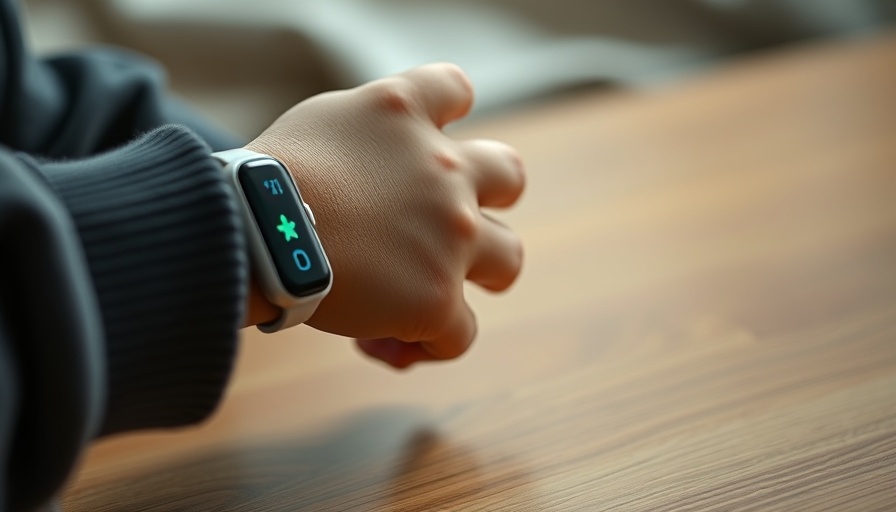 Child using kids smartwatch with AI chatbot, playing game.