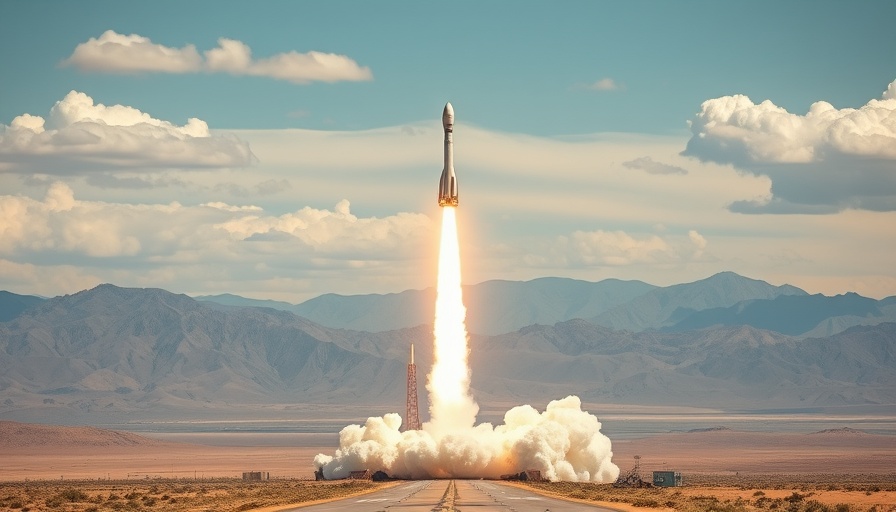 Rocket launch symbolizing business startup funding success.