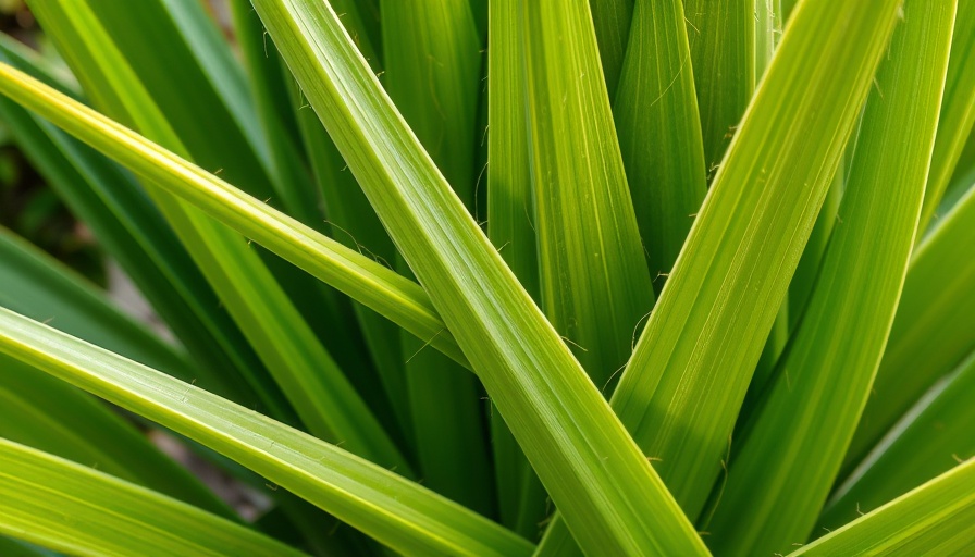 Vibrant green yucca plant leaves with white filaments outdoors, How to Remove Yucca Plants from Landscape.