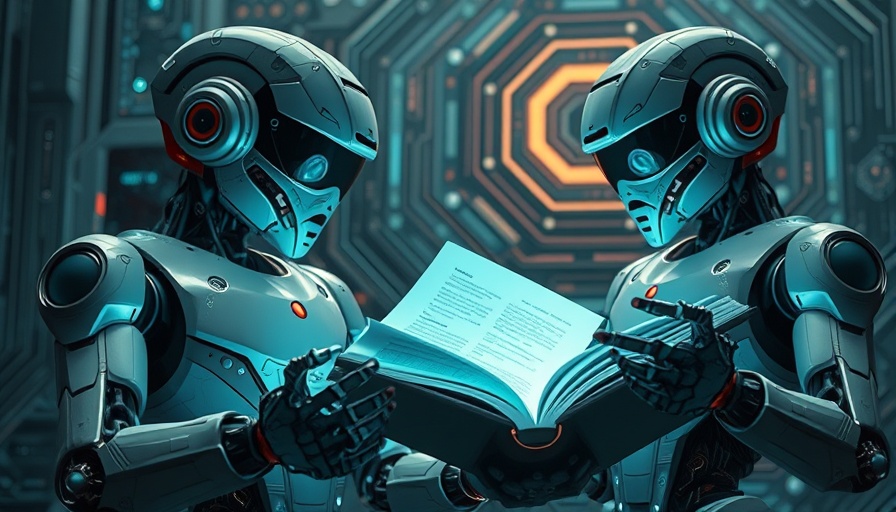 Robots inspecting digital documents for EU AI legislation