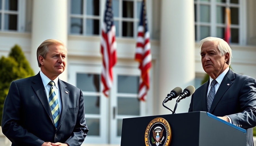 Federal Reserve leadership structure: two men in suits at podium