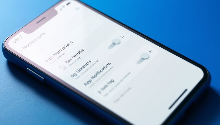 Bluesky app notification settings on smartphone screen
