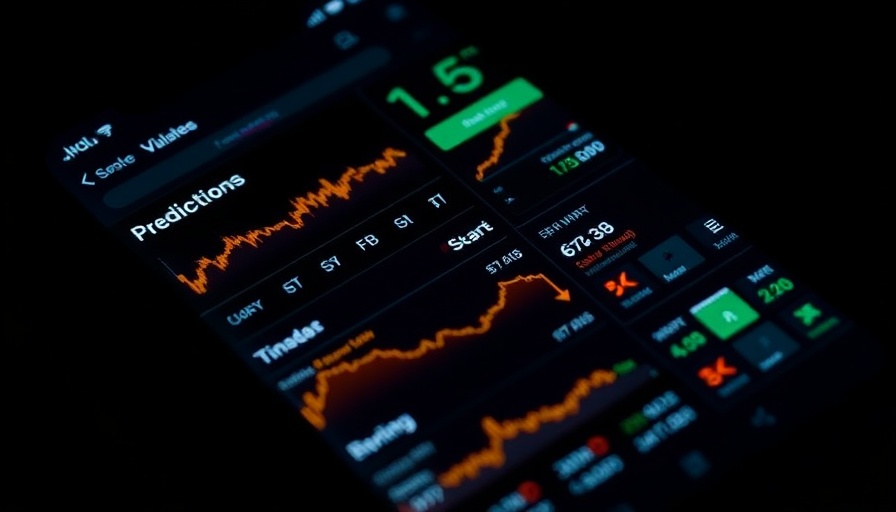 Screenshot of financial app with stock valuations, AI impersonation in diplomacy insight.