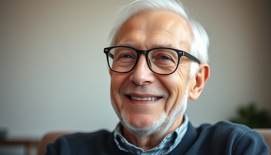 Smiling man in suit, highlighting philanthropy.