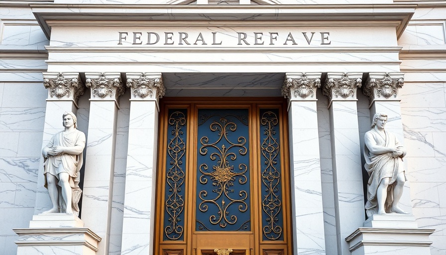 Federal Reserve building facade symbolizing interest rate cut dynamics.