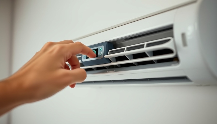 Modern air conditioning and remote illustrating air conditioning needs in Europe.