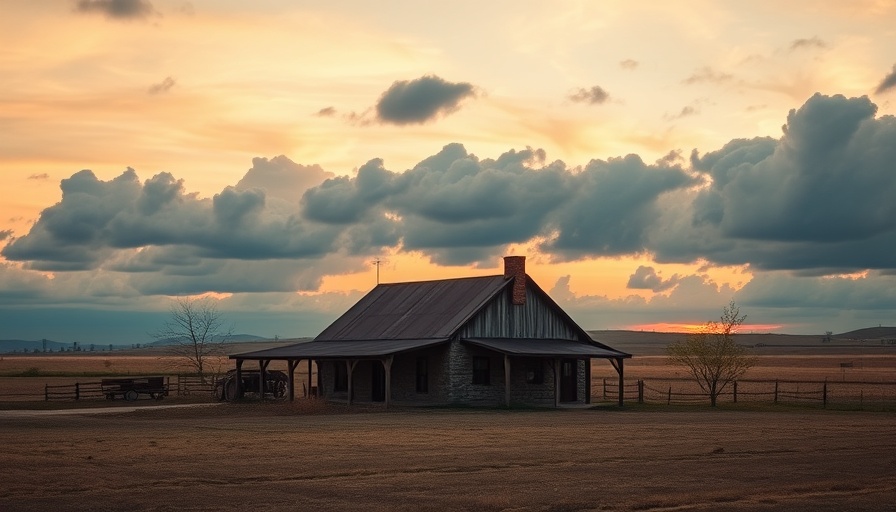 Quiet rural home at dusk, ideal for buying foreclosed homes.