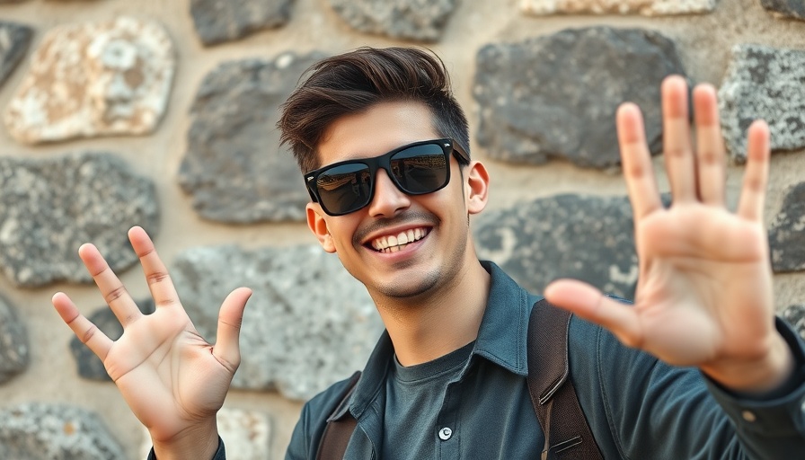 Casual young man smiling at stone wall, relevant to OpenAI Acquisition Windsurf Collapse.