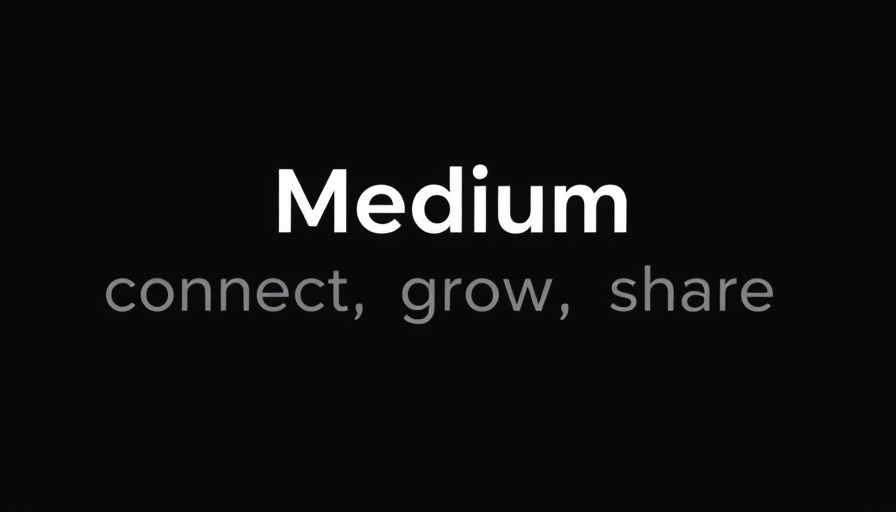 Medium logo on dark background with motivational words.
