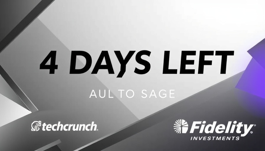 TechCrunch All Stage event promo banner with 4 days left countdown.