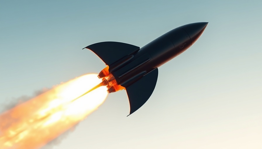 Firefly Aerospace IPO rocket launch against clear sky.