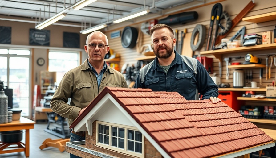 Experts discussing gutter maintenance for severe weather indoors.