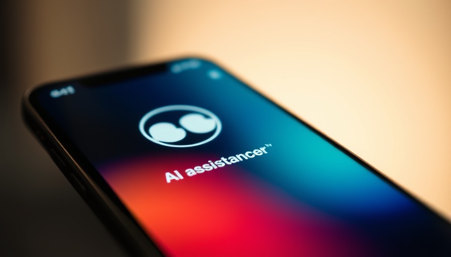 AI assistant app on smartphone illustrating AI ethics and responsibility.