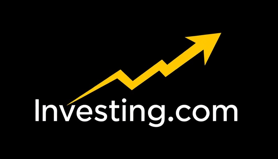 Investing.com logo with upward trend line symbolizing profit growth.