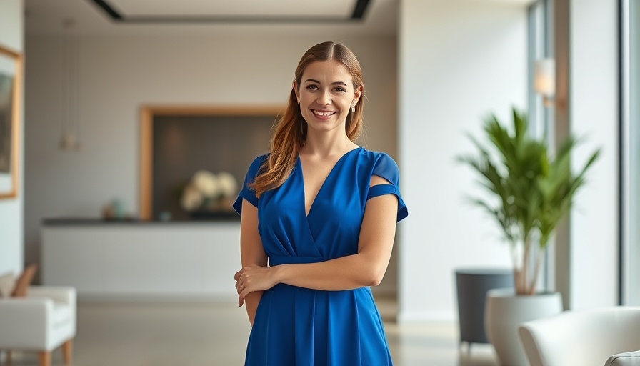 Confident woman embodying emotional intelligence in legal profession.