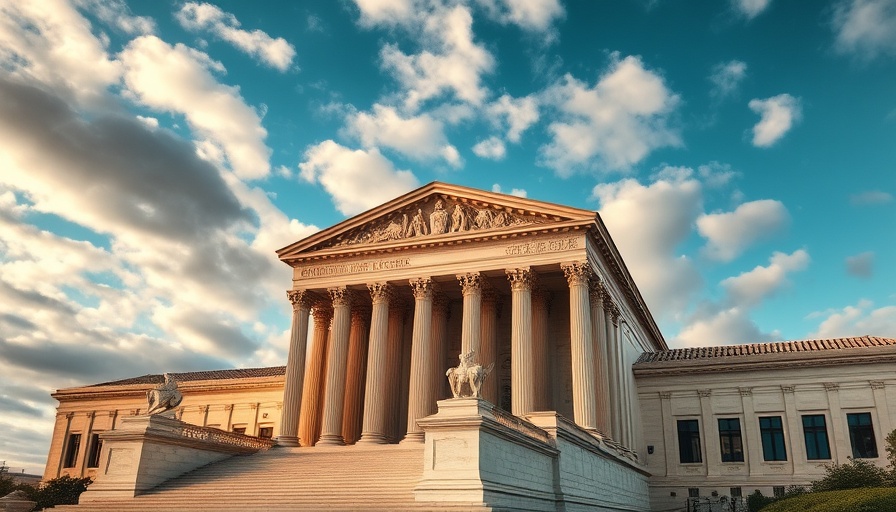 Supreme Court building symbolizing authority, reflecting on Trump Education Department Layoffs.