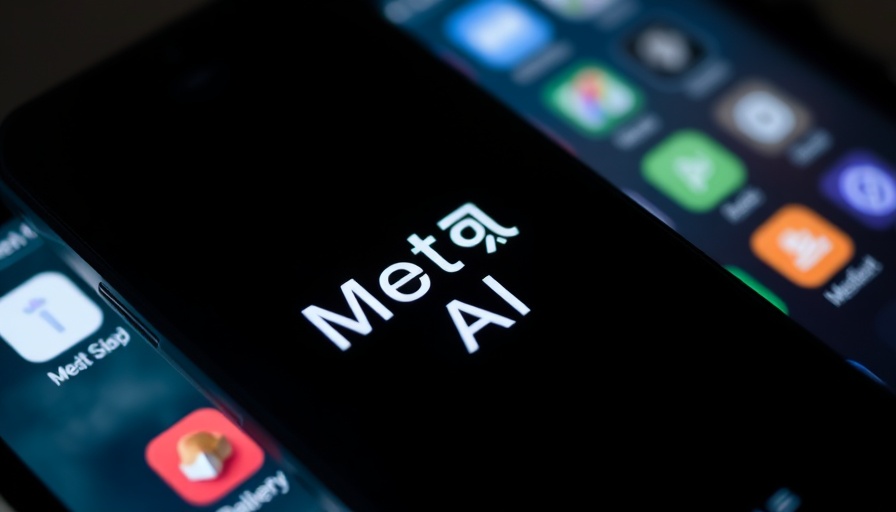 Meta AI interface displayed on phone, reputation shift concept.