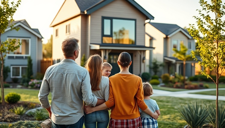 Family viewing a home, symbolizing hidden costs of buying a home