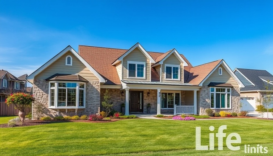 Charming modern house with landscaped yard showcasing home improvement projects that add value.