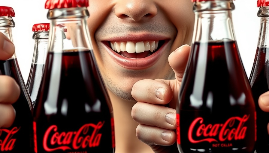 Healthier ingredients in food products - Coca Cola bottles.