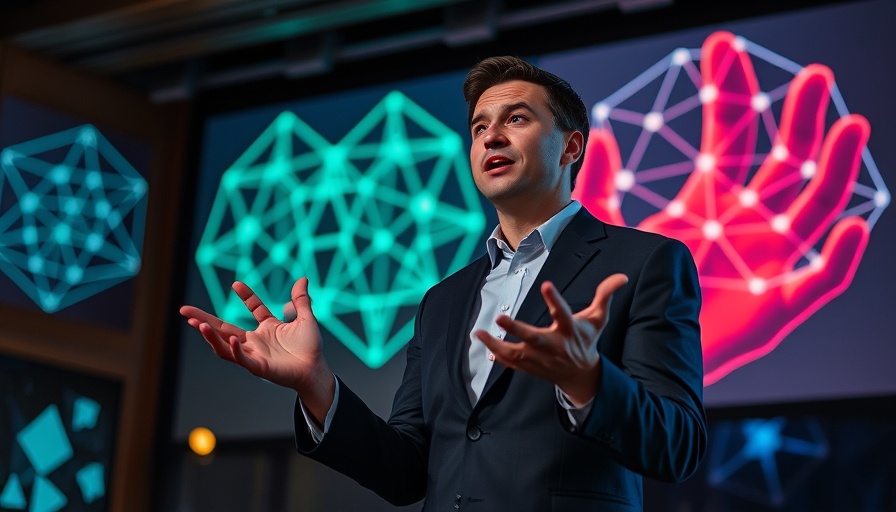 Professional speaker presents with futuristic background, Perplexity's valuation tops $18 billion