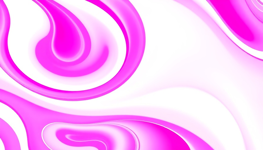 Abstract pink and white swirls forming a geometric pattern, dynamic design.