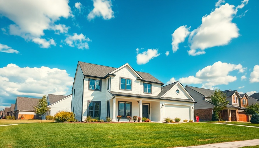 Modern suburban home, illustrating home equity agreement potential.