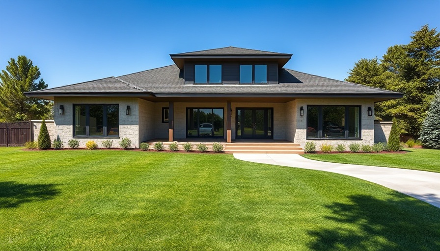 Elegant suburban home highlighting home equity potential.