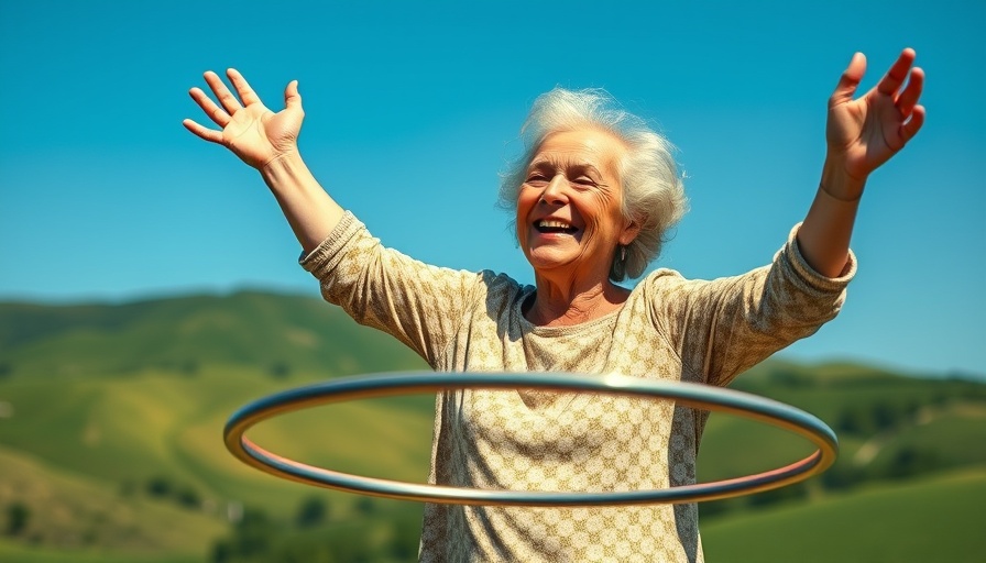 Elderly woman enjoying play outdoors, embodying the importance of play in work and retirement.