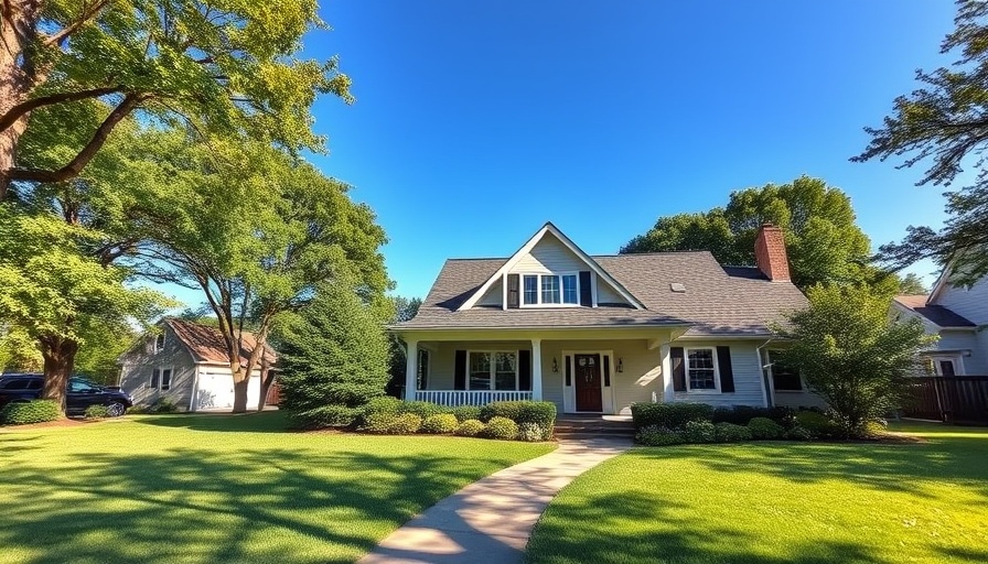$90,000 salary home affordability, charming suburban house, neat lawn and pathway, bright day.